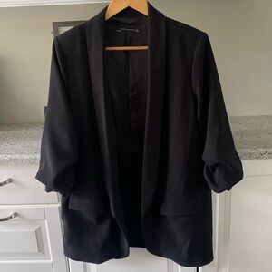 Zara woman black blazer size large